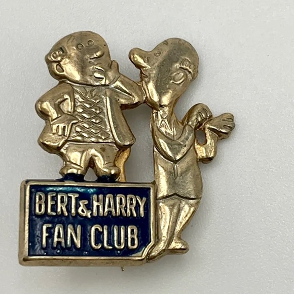 RARE Vintage 1950’s Piels Burt & Harry Fan Club Pin - Picture 2 of 5